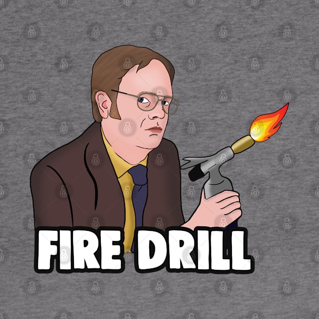 The Office Memes: Dwight Fire Drill by Barnyardy